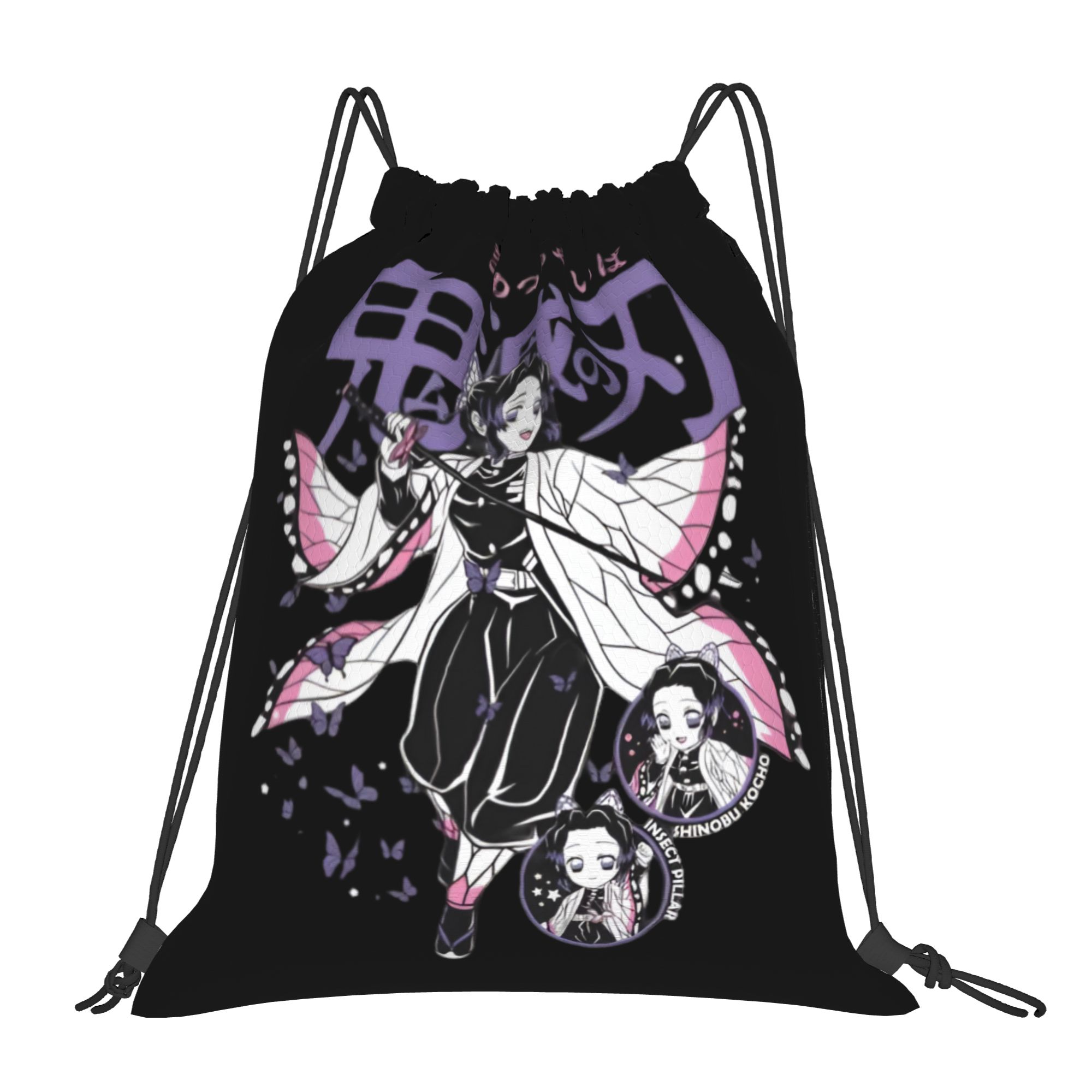 Drawstring Gym Bag - Sacs à cordon personnalisés Demon Slayers