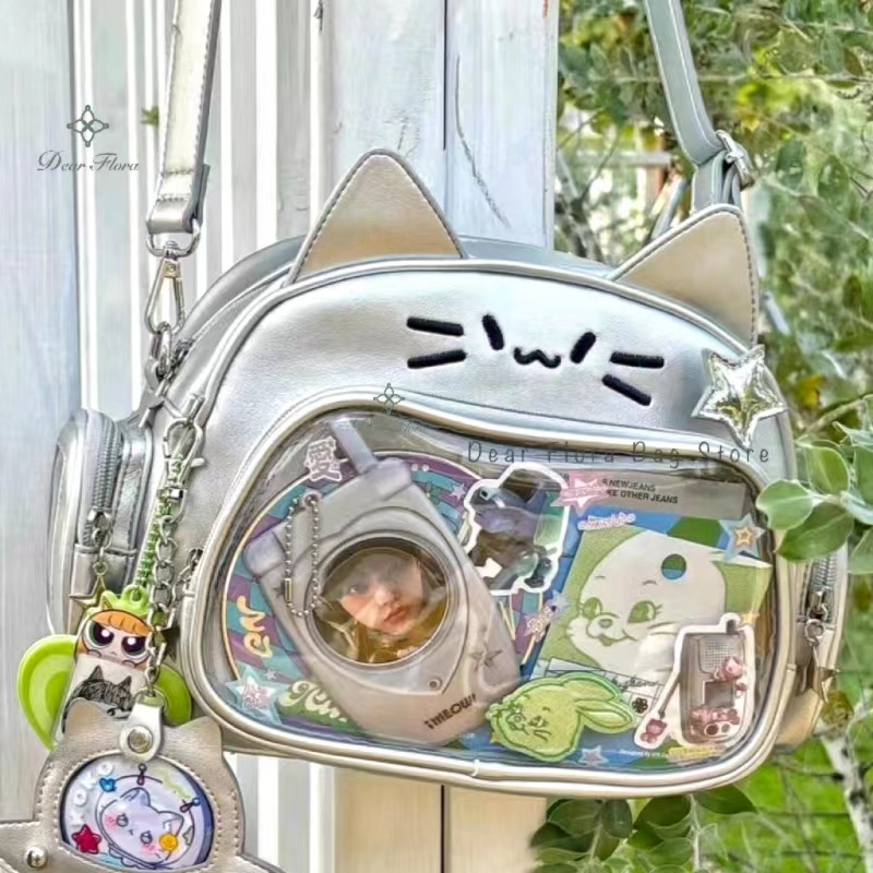 Y2K-Sac à bandoulière chat Kaw - Fashion Backpack Women avis et prix