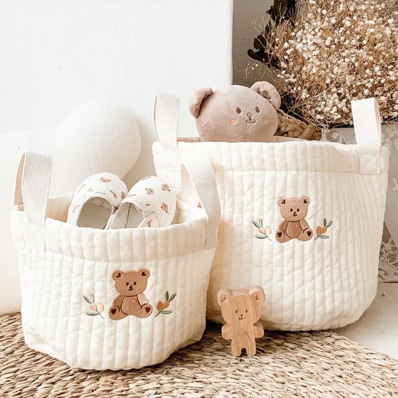 INS-Sac à couches brodé ours m - Backpack Diaper Bag avis et prix
