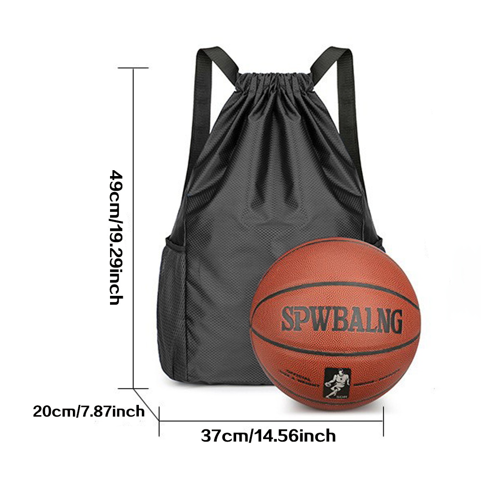 Sac à cordon noir, sac à dos d - Drawstring Gym Bag avis et prix