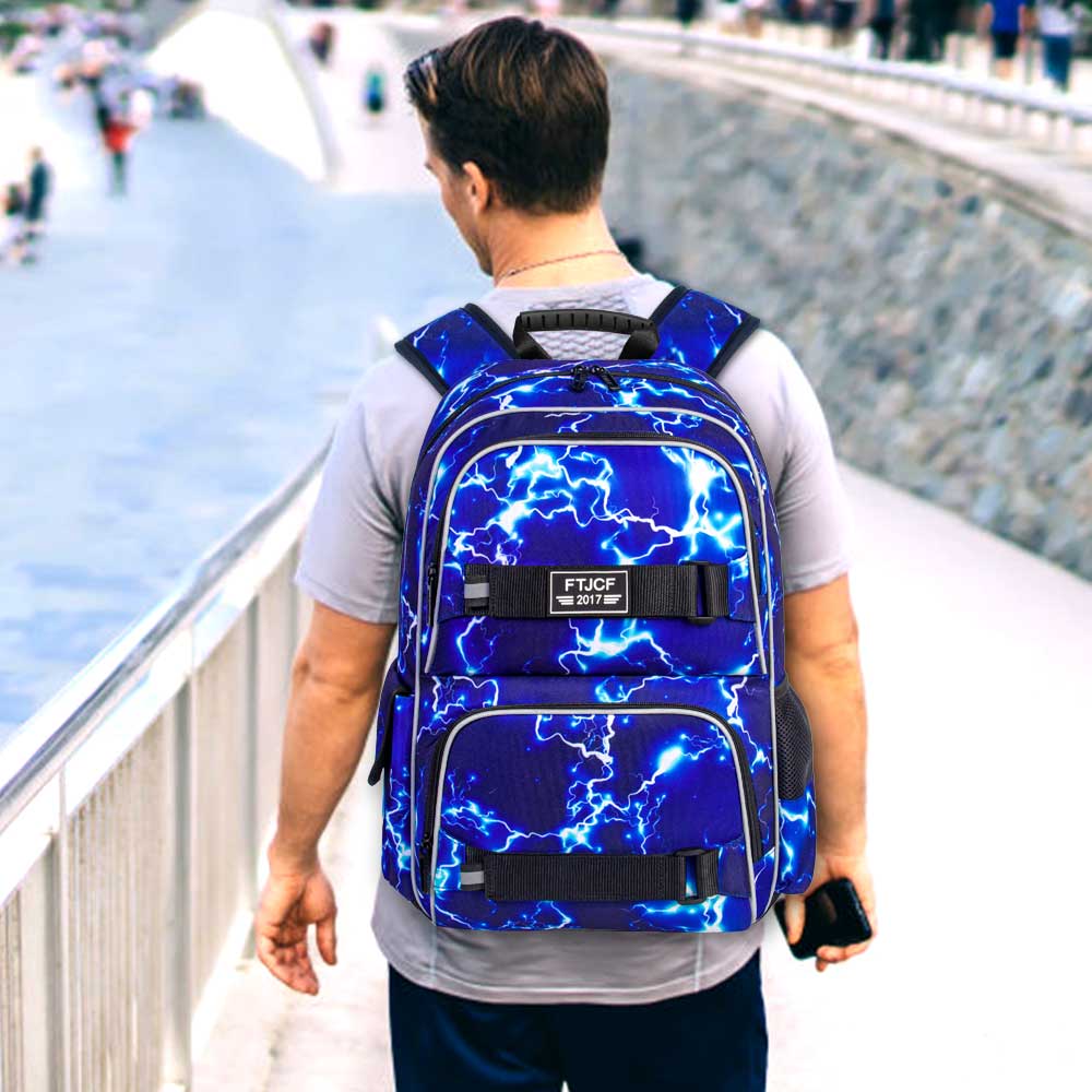 3 pièces Lightning garçons sac - School Backpack Teen avis et prix